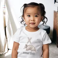 X is for Xenarthra: Discover the Alphabet Toddler T-shirt