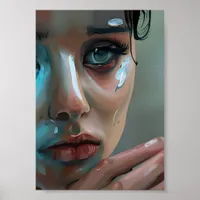 Women's Face | AI Generated Artwork Poster