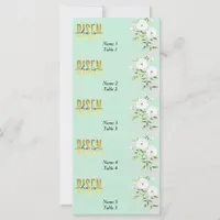 Risen Religious Christian Mint Easter Place Card