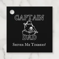 Captain Dad - Ghostly Galleon Favor Tags