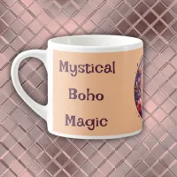 Mystical Boho Magic Maroon | Espresso Cup
