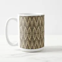 Mug - Woven pattern in Gray-Green