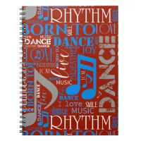 Born to Dance Blue/White/Any Color ID277 Notebook