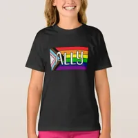 LGBTQIA+ Ally | Rainbow Flag T-Shirt