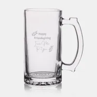 Happy Friendsgiving From Me to You Etched  Stein