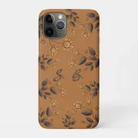 Golden Flowers iPhone 11 Pro Case