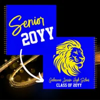 Senior 2024 Blue Memory and Party Signature Book