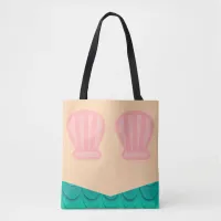 Mermaid Undersea Life Tote Bag