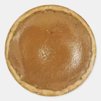 Pumpkin Pie Food Photo   Classic Round Sticker