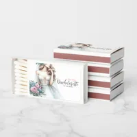 Bachelorette Wedding Favor Matchboxes