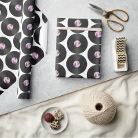 Retro Disco Vinyl Record Wrapping Paper