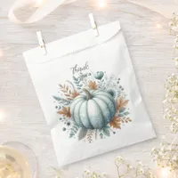 Fall pumpkin coastal country charm  favor bag