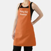 Personalized Carrot Orange Apron