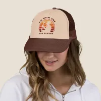 I'm With The Sax Player Vintage Sunset Trucker Hat