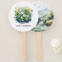 Ireland Destination Wedding Hand Fan