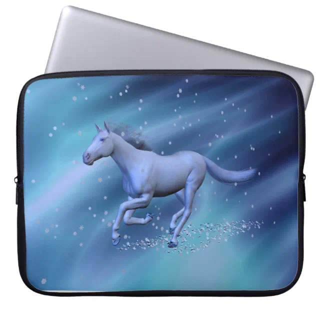 Winter Horse Laptop Sleeve