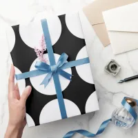 Big White Dots Wrapping Paper