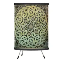 Celtic Knotwork Mandala  Tripod Lamp