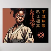 I am Kyokushin - Unbreakable, Unstoppable, Karate Poster