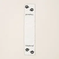 Chiffon Scarf - Polydactyl Paws Scarf