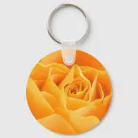 Orange Rose Keychain