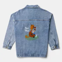 Fun and cute pony with baby - best mom  denim jacket