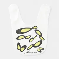 Infinity Minimalism Symbol - Personified Design Baby Bib