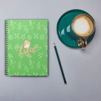 Custom Green Easter Bunny Notebook