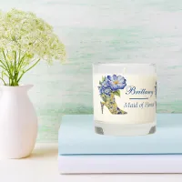 Chinoiserie High-Heel Shoe Maid of Honor Gift Scented Candle