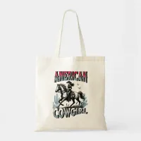 American Cowgirl  Tote Bag