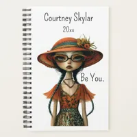 Be You Quirky Whimsical Woman, Change Name, Year Planner