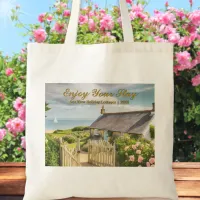 Holiday Home Vacation Cabin Rental Cottage Photo Tote Bag