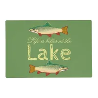 Rainbow Trout | Life is better at the Lake Table Placemat