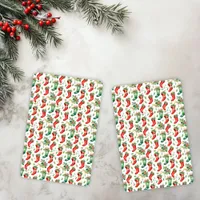 Green and Red Christmas Stockings Jumbo Poker Cards