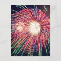 Fireworks Postcard