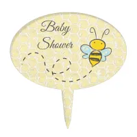 Bee themed Baby Shower Cupcake Topper