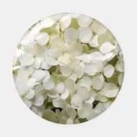 White Hydrangea Flowers Coaster Set