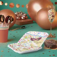 Streamers & Confetti New Year’s Eve Party Paper Plates
