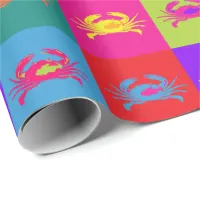 Pop Art Crabs Wrapping Paper