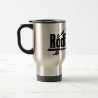 Funny Father's Day for Fisherman Rodfather Travel Mug