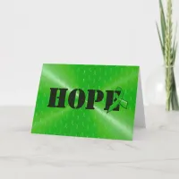 Lyme Disease Awareness "Hope" Card