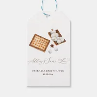 Adding S'more Love Gender Neutral Baby Shower Gift Tags