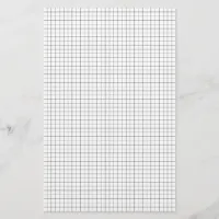 White Graph Paper Quad Paper Squared Paper