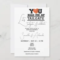 Let's Tailgate & Celebrate Bridal Couples Shower Invitation