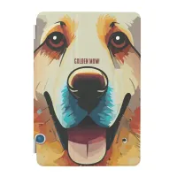 Happy Golden Retriever iPad Mini Cover