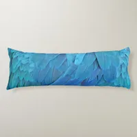 I'm blue - Macaw feathers Body Pillow