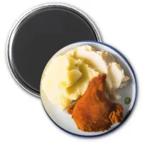 Fried Chicken and Mashed Potatoes Magnet