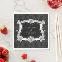 Romantic,Elegant French Framed Napkins