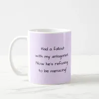 Mauve Funny Author Writing Coffee Mug