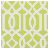 Chic Lime Green Trellis Lattice Pattern Fabric